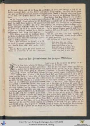Verein der Freundinnen der jungen Mädchen.