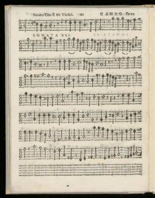 Sonata XXI. (Con li tre Violini)