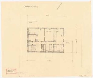 Haus Jansen, Berlin-Grunewald: Grundriss OG 1:100