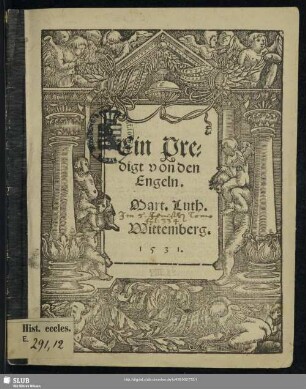 Ein Predigt von den Engeln.