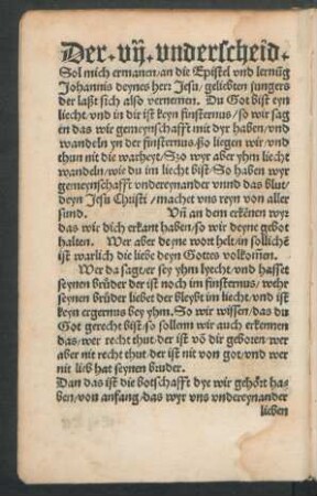 Der .vii. underscheid.