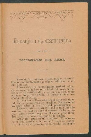 Consejero de enamorados