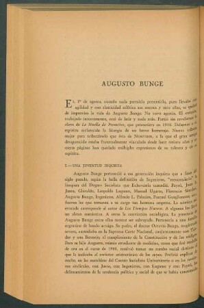 Augusto Bunge
