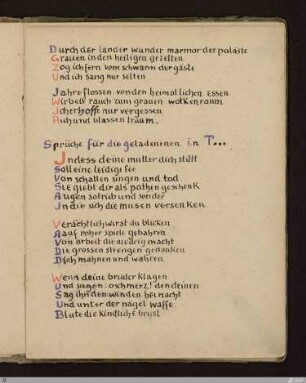 Sprüche für die geladenen in T... : [SW IV, S. 53-54/137-138]