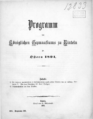 5: De versuum paeonicorum et dochmiacorum apud poetas Graecos usu ac ratione