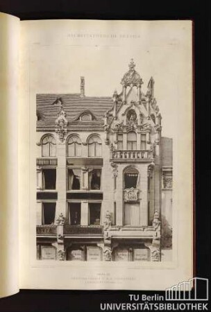 Tafel 13. Berlin. Geschaeftshaus D. & B. Loewenberg, Leipzigerstrasse 114