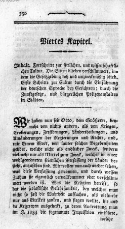 Viertes Kapitel