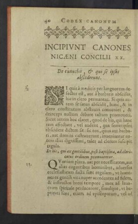 Incipiunt Tituli Canonum Nicaeni