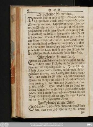 Dreyzehende Anmerckung.