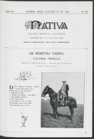 7.1930=Nr. 82: Nativa, 7.1930=Nr. 82