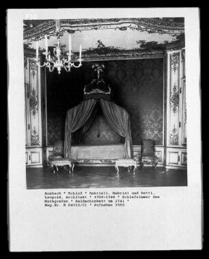 Schlafzimmer des Markgrafen