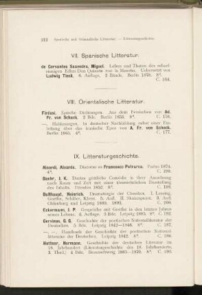 IX. Litteraturgeschichte.