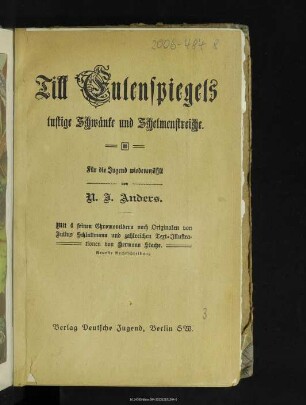 Till Eulenspiegels lustige Schwänke und Schelmenstreiche