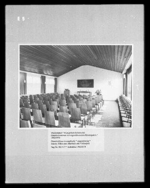 Evangelisch-lutherisches Gemeindezentrum mit angeschlossenem Kindergarten — Gemeindehaus