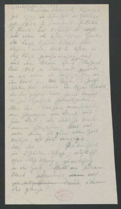 Biographische Ausführungen zu Christian Heinrich Rinck