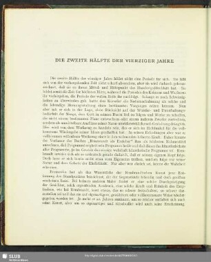 Die Zweite Hälfte Der Vierziger Jahre