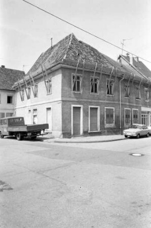 Maßnahmen zur Sanierung und Erhaltung des stadteigenen Gebäudes Rappenstraße 25 in Durlach