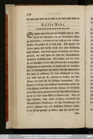 Eilfte Rede.