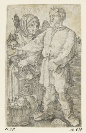 Marktbauer und seine Frau