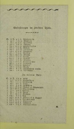 Verbesserungen im zweiten Theile