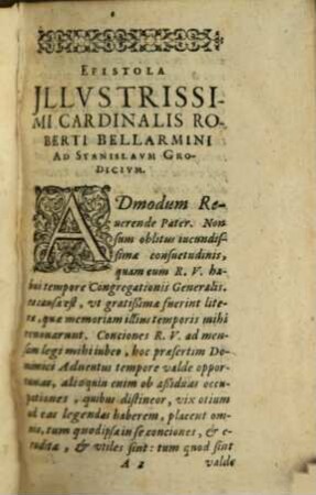 Quadripartitae Conciones Stanislai Grodicii Societas Jesu : Quarum primae, Timorem sanctum incutiunt, secundae Fidem Catholicam confirmant, tertiae Spem erigunt, postremae divinam in nobis Charitatem excitant, 2. Continet septem Dominicas, a tertia post Epiphaniam, ad ipsam Quadragesimam decurrentes