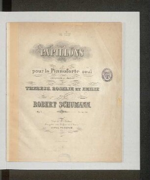 Papillons pour le pianoforte seul : op. 2