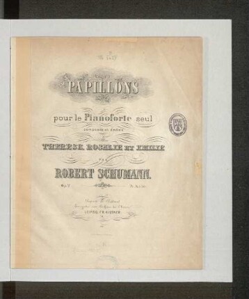 Papillons pour le pianoforte seul : op. 2