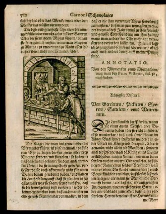 Achtzigster Discurß. Von Bereittern/ Pickiren/ Sporern/ Sattelern/ unnd Wettrennern.