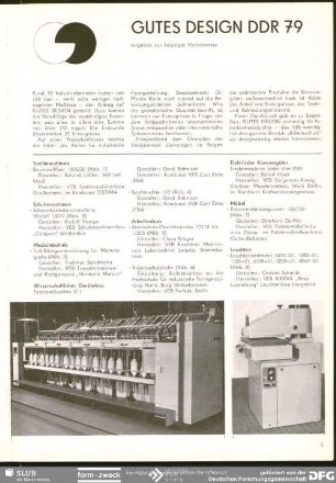 GUTES DESIGN DDR 79 : GUTES DESIGN DDR 79