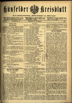 Ausgabe vom Donnerstag, den 12. Dezember 1912.