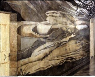 Anamorphose des heiligen Franziskus von Paola im Gebet