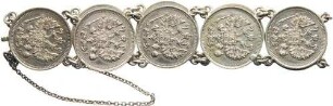Armband aus zehn 10-Kopeken-Stücken