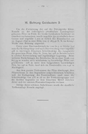16. Bohrung Geislautern 3.