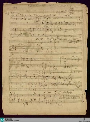 Zieten aus dem Busch. Sketches - Mus. Hs. 1366,11 : V, winds; A|b