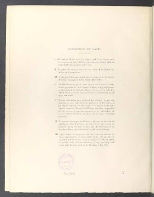 Conditions of sale