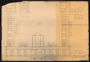 Evangelisches Diakonissenkrankenhaus Bethanien, Berlin-Kreuzberg Hauptgebäude: Grundriss 2.OG 1:100