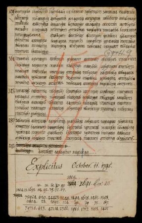 Explicitus October. 11. 1795.