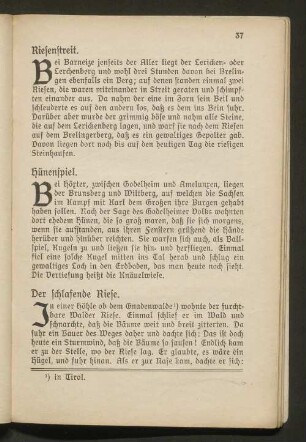 Der schlafende Riese.