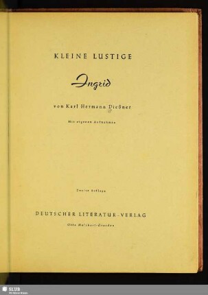 Kleine lustige Ingrid