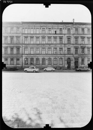 Leipzig-Zentrum, Schletterstraße 10. Wohnhaus. Straßenfront