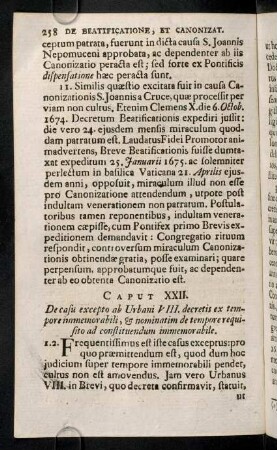 258-264, Caput XXII - XXIII