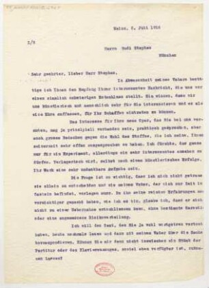 Brief an Rudi Stephan : 02.06.1914