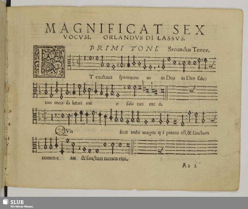 Magnificat sex vocum