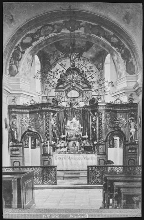 Krzeschitz. Inneres der Marienkirche