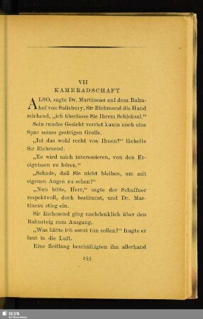 VII Kameradschaft