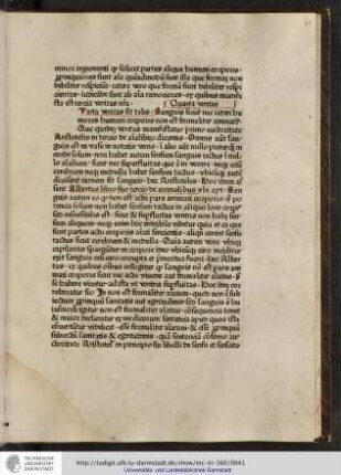 [Q]uarta veritas sit talis Sanguis sicut nec ceteri humores humani corporis non est formaliter animatus...