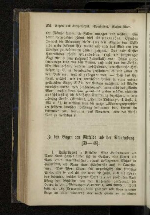 Zu den Sagen von Gittelde und der Staufenburg (35---46). I