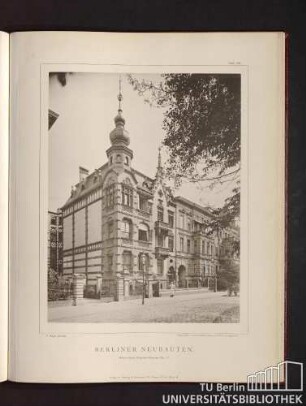 Tafel 33. Wohnhaus Händel-Strasse No. 17.