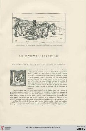 3: Les expositions de province : l'exposition de la Société des Amis des arts de Bordeaux