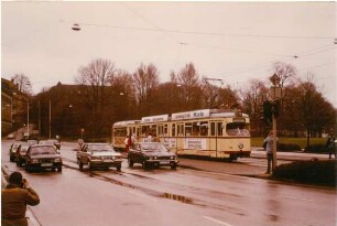 Straßenbahn Kiel- Letzter Fahrtag 1985